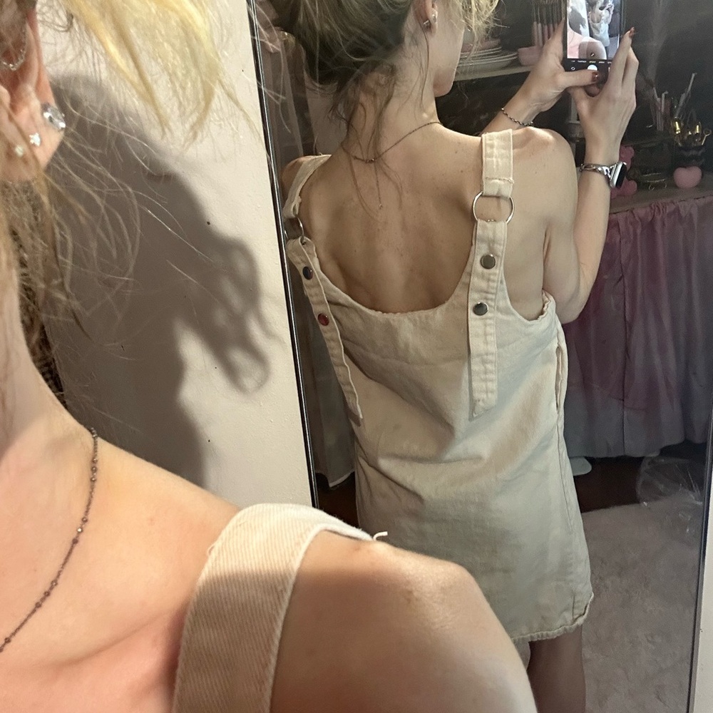 💕 light pink denim dress - Picture 2 of 3